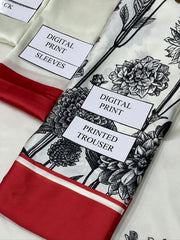 Luxury Swiss Lawn 3-Piece Suit with Dupatta – Perfect for Summer 713