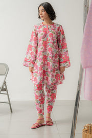 Elegant Mid-Summer Digital Printed 3PC Swiss Lawn - VX 1004