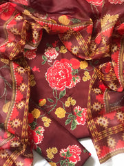 Elegant Mid-Summer Digital Printed 3PC Swiss Lawn - VX 1005