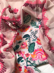 Elegant Mid-Summer Digital Printed 3PC Swiss Lawn - VX 1009
