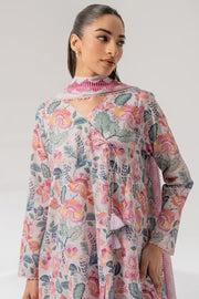 Elegant Mid-Summer Digital Printed 3PC Swiss Lawn - VX 1009