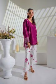 Elegant Mid-Summer Digital Printed 3PC Swiss Lawn - VX 1002