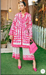 Swiss Lawn 3-Piece Suit with Dupatta – Timeless Elegance in Soft Fabric