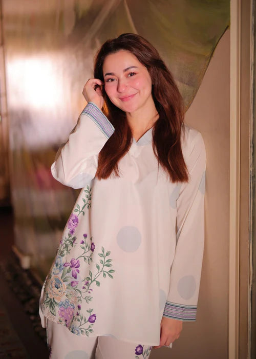 Elegant Mid-Summer Digital Printed 3PC Swiss Lawn - VX 1001