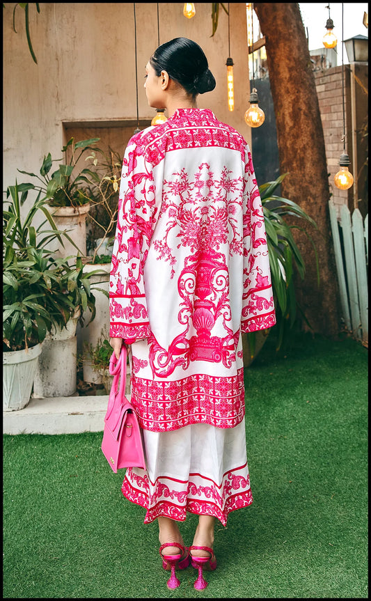 Swiss Lawn 3-Piece Suit with Dupatta – Timeless Elegance in Soft Fabric