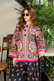 Digital Printed 3 Piece Swiss Lawn With Silk Dupatta 718
