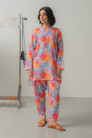 Premium Co-Ord Set 2 Piece Swiss Lawn - Perfect for Semi Formal Ocassions Collection 733 (unstitched)
