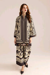 Elegant Digital Printed 3-Piece Swiss Lawn Suit with Silk Dupatta - 723